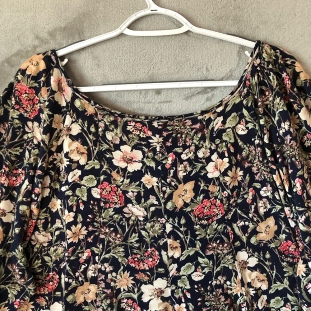 Cato Floral‎ Blouse Size 14/16W Round Neck Casual Everyday